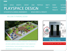 Tablet Screenshot of playspacedesign.com